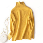Cashmere  Women Turtleneck Sweater