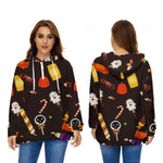 Halloween Printed Plush Women's Sweater