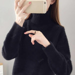 High-Neck Knitted Bottoming Shirt For Autumn And Winter