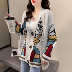 Lazy Style Knitted Cardigan Top