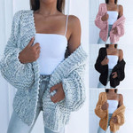 Solid Color Knitted Comfy Sweater Cardigan