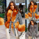 Winter fur warm fashion coat