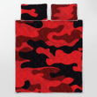 Camouflage Pillow And Blanket Set Made Of High-Grade Polyester And Cotton
