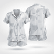 Formidable Military Style Womens Short Sleeve Pyjama Set Stylish And Comfortable