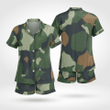 Camouflage Short Sleeve Pjs Stylish And Comfortable
