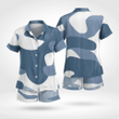 Enjoyable Military Style Short Sleeve Pyjama Shirt Soft And Cozy