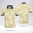 Camouflage Cheap Mens Polo Shirts High-Quality Mesh Fabric Black Collar
