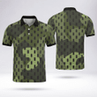Army Style Custom Polo Shirts Cheap High-Quality Mesh Fabric Black Collar