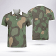 Camouflage Polo Custom Slim Fit Fresh And Sporty White Collar