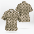 Camo Hawaiian Button Up Shirt Lightweight Ultra-Comfy Fabric