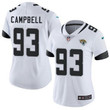 Nike Jacksonville Jaguars #93 Calais Campbell White Women's Stitched Nfl Vapor Untouchable Limited Jersey Nfl- Women's