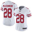 Nike 49Ers #28 Jerick Mckinnon White Women's Stitched Nfl Vapor Untouchable Limited Jersey Nfl- Women's