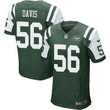 Men's New York Jets #56 Demario Davis Green Team Color Nfl Nike Elite Jersey Nfl