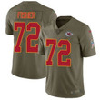 Nike Kansas City Chiefs #72 Eric Fisher Olive Men's Stitched Nfl Limited 2017 Salute To Service Jersey Nfl
