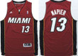 Miami Heat #13 Shabazz Napier Revolution 30 Swingman Red Jersey Nba