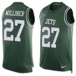 Men's New York Jets #27 Dee Milliner Green Hot Pressing Player Name & Number Nike Nfl Tank Top Jersey Nfl