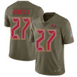 Nike Buccaneers #27 Ronald Jones Ii Olive Men's Stitched Nfl Limited 2017 Salute To Service Jersey Nfl