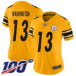 Nike Steelers #13 James Washington Gold Women's Stitched Nfl Limited Inverted Legend 100Th Season Jersey Nfl- Women's