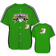 Green Lightning Baseball Jersey | Colorful | Adult Unisex | S - 5Xl Full Size - Baseball Jersey Lf