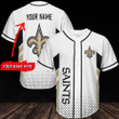 Personalize Baseball Jersey - New Orleans Saints Personalized Baseball Jersey 306 - Baseball Jersey LF