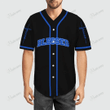 Jesus Blessed Blue Light Baseball Jersey | Colorful | Adult Unisex | S - 5Xl Full Size - Baseball Jersey Lf