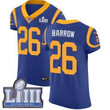 Men's Los Angeles Rams #26 Mark Barron Royal Blue Nike Nfl Alternate Vapor Untouchable Super Bowl Liii Bound Elite Jersey Nfl