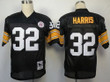 Pittsburgh Steelers #32 Franco Harris Black Throwback Jersey Nfl