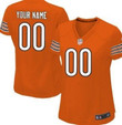 Personalize Jerseywomen's Nike Chicago Bears Customized Orange Limited Jersey Nfl