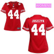 Women's San Francisco 49ers #44 Kyle Juszczyk Scarlet Red Team Color Stitched NFL Nike Game Jersey NFL- Women's