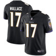 Nike Baltimore Ravens #17 Mike Wallace Black Alternate Men's Stitched Nfl Vapor Untouchable Limited Jersey Nfl