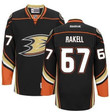 Men's Anaheim Ducks #67 Rickard Rakell Black Third Jersey Nhl