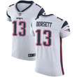 Men's Nike New England Patriots #13 Phillip Dorsett White Stitched Nfl Vapor Untouchable Elite Jersey Nfl