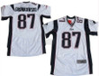 Nike New England Patriots #87 Rob Gronkowski White Elite Jersey Nfl