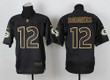 Nike Green Bay Packers #12 Aaron Rodgers 2014 All Black/Gold Elite Jersey Nfl