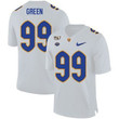 Pittsburgh Panthers 99 Hugh Green White 150Th Anniversary Patch Nike College Football Jersey Ncaa