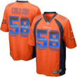 Nike Broncos #58 Von Miller Orange Team Color Men's Stitched Nfl Limited Strobe Jersey Nfl
