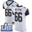 #66 Elite Austin Blythe White Nike Nfl Road Men's Jersey Los Angeles Rams Vapor Untouchable Super Bowl Liii Bound Nfl