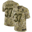 Nike Packers #37 Josh Jackson Camo Men's Stitched Nfl Limited 2018 Salute To Service Jersey Nfl