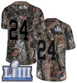 #24 Limited Stephon Gilmore Camo Nike Nfl Men's Jersey New England Patriots Rush Realtree Super Bowl Liii Bound Nfl