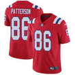 Nike Men's New England Patriots #86 Cordarrelle Patterson Red Alternate Vapor Untouchable Limited Jersey Nfl