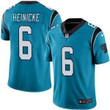 Men's Nike Carolina Panthers #6 Taylor Heinicke Limited Blue Alternate Vapor Untouchable Jersey Nfl