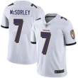 Ravens #7 Trace Mcsorley White Men's Stitched Football Vapor Untouchable Limited Jersey Nfl