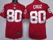 Nike New York Giants #80 Victor Cruz Red Game Jersey Nfl