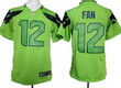 Nike Seattle Seahawks #12 Fan Green Game Jersey Nfl
