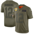 Men Green Bay Packers 12 Rodgers Green Nike Olive Salute To Service Limited Nfl Jerseys Nfl