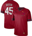 Cardinals #45 Bob Gibson Red Authentic Cooperstown Collection Stitched Baseball Jersey Mlb