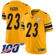 Nike Steelers #23 Joe Haden Gold Men's Stitched Nfl Limited Inverted Legend 100Th Season Jersey Nfl