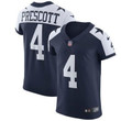 Men's Dallas Cowboys #4 Dak Prescott Nike Navy Alternate Vapor Untouchable Elite Jersey Nfl