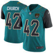 Nike Jaguars #42 Barry Church Teal Green Team Color Men's Stitched Nfl Vapor Untouchable Limited Jersey Nfl