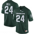 Men's Michigan State Spartans #24 Le'veon Bell Green Limited Stitched College Football 2016 Nike Ncaa Jersey Ncaa